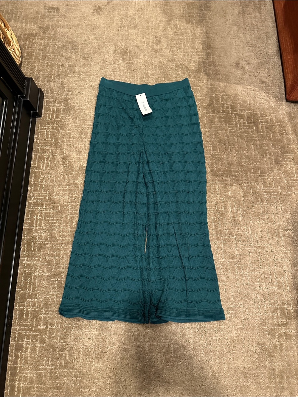 Marina Rinaldi Green Knit Pants